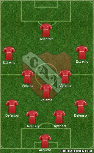 Independiente Formation 2012
