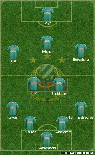 SK Rapid Wien Formation 2012