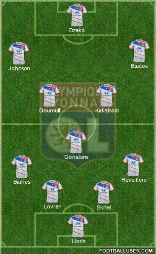 Olympique Lyonnais Formation 2012