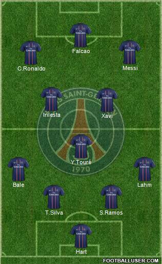 Paris Saint-Germain Formation 2012