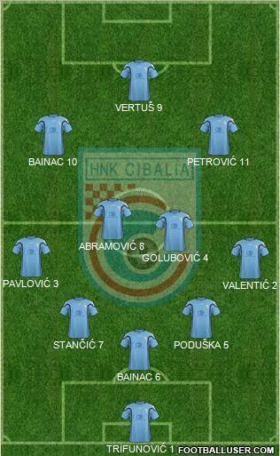 HNK Cibalia Formation 2012
