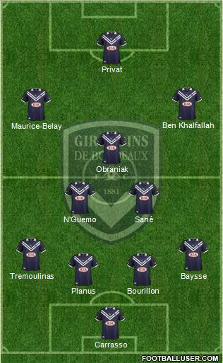 FC Girondins de Bordeaux Formation 2012