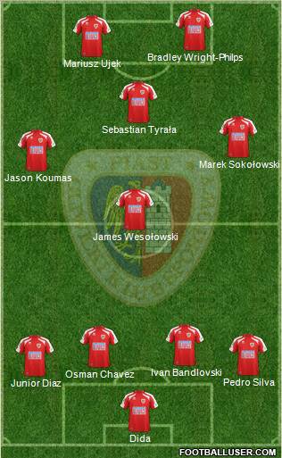 Piast Gliwice Formation 2012
