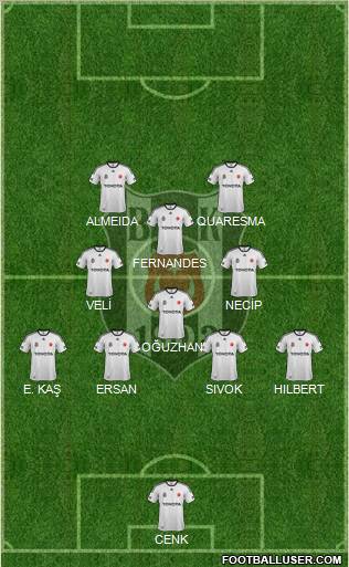 Besiktas JK Formation 2012