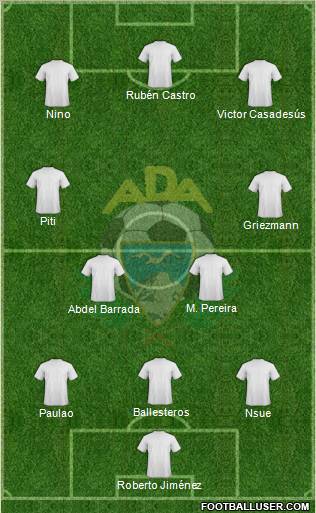 A.D. Alcorcón Formation 2012