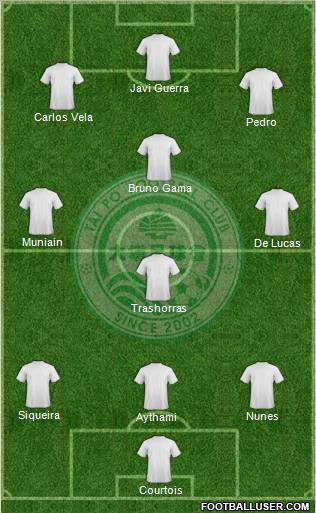 Tai Po Football Club Formation 2012