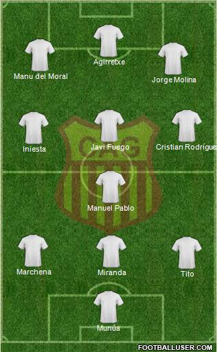 C Atlético Grau Formation 2012