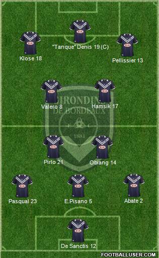 FC Girondins de Bordeaux Formation 2012