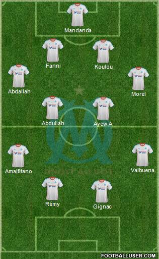 Olympique de Marseille Formation 2012