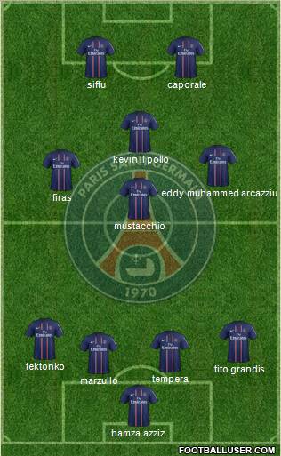 Paris Saint-Germain Formation 2012