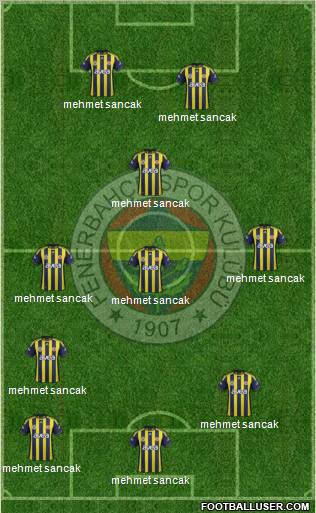 Fenerbahçe SK Formation 2012
