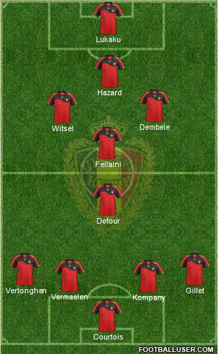 Belgium Formation 2012