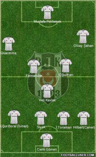 Besiktas JK Formation 2012