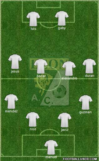 Club Cachorros León Formation 2012
