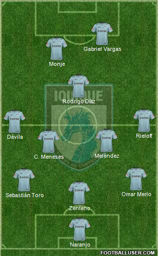 CD Municipal Iquique S.A.D.P. Formation 2012