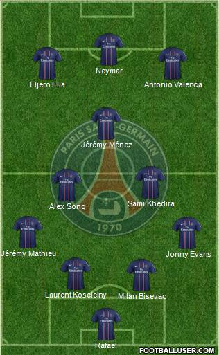 Paris Saint-Germain Formation 2012
