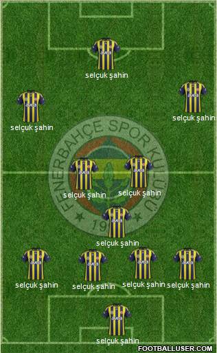 Fenerbahçe SK Formation 2012