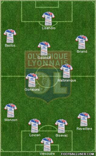 Olympique Lyonnais Formation 2012