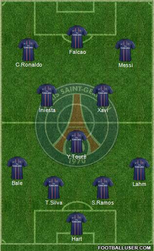 Paris Saint-Germain Formation 2012