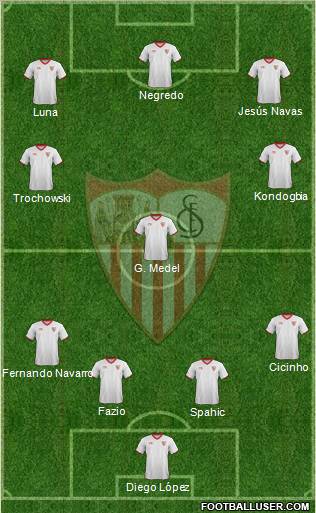 Sevilla F.C., S.A.D. Formation 2012