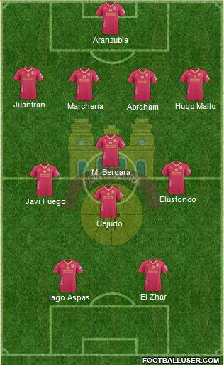 Pontevedra C.F. Formation 2012