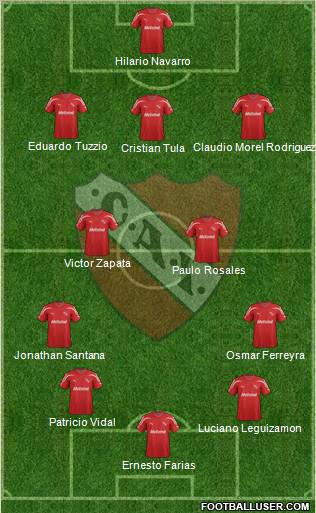 Independiente Formation 2012