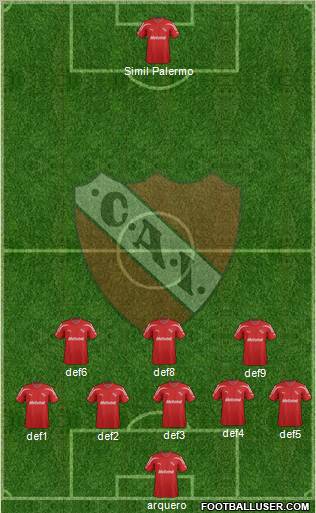 Independiente Formation 2012