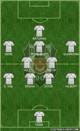 Besiktas JK Formation 2012