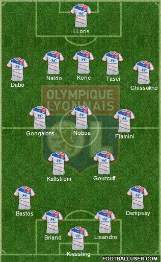 Olympique Lyonnais Formation 2012