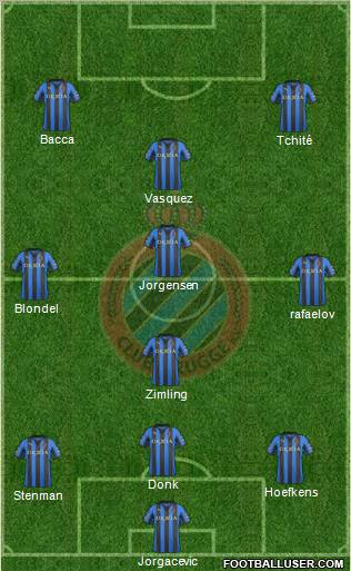 Club Brugge KV Formation 2012
