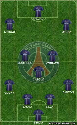 Paris Saint-Germain Formation 2012