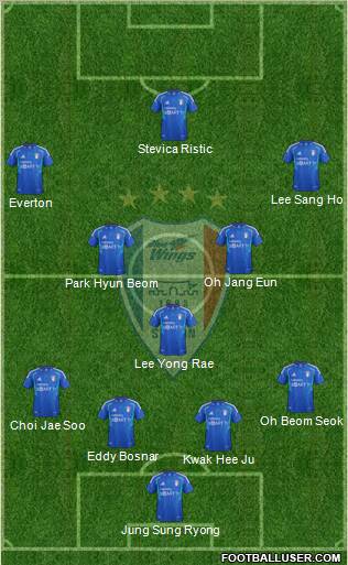 Suwon Samsung Blue Wings Formation 2012