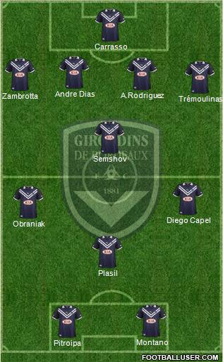 FC Girondins de Bordeaux Formation 2012