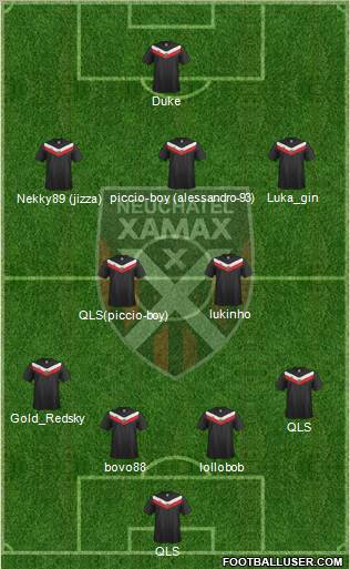 Neuchâtel Xamax FC Formation 2012