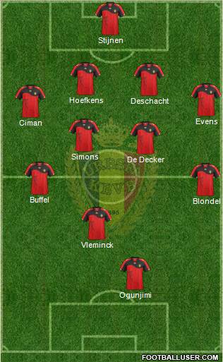 Belgium Formation 2012