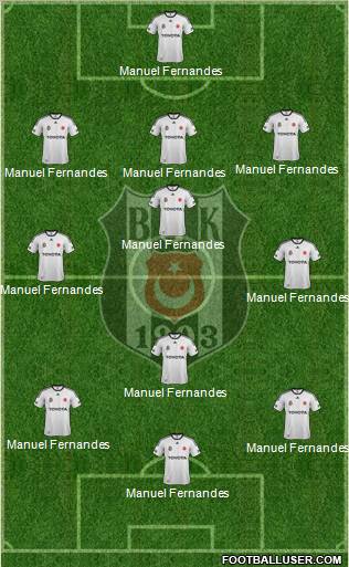 Besiktas JK Formation 2012
