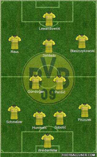 Borussia Dortmund Formation 2012