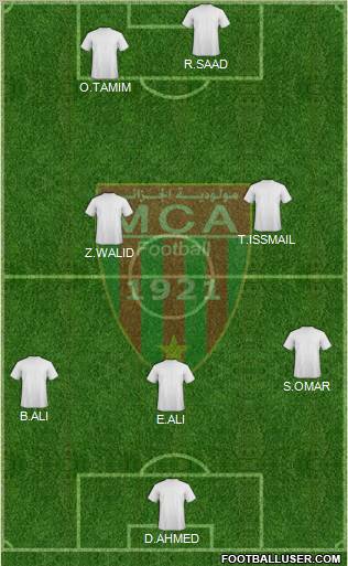 Mouloudia Club d'Alger Formation 2012