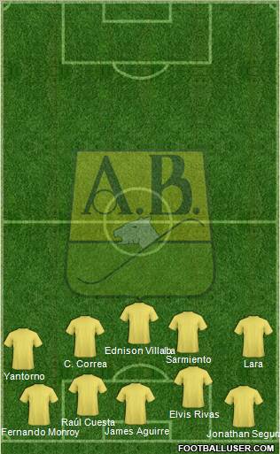 CA Bucaramanga CD Formation 2012