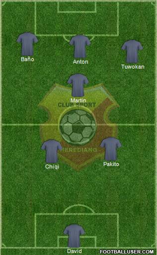 CS Herediano Formation 2012