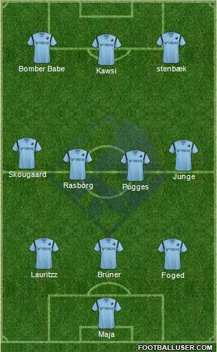 Randers Football Club Formation 2012