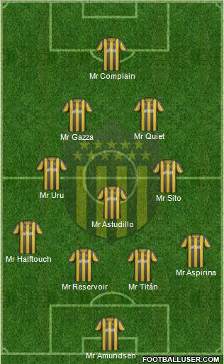 Club Atlético Peñarol Formation 2012
