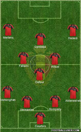 Belgium Formation 2012