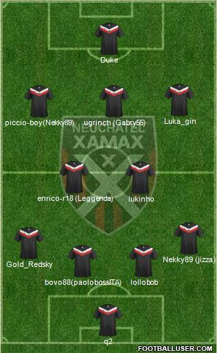 Neuchâtel Xamax FC Formation 2012