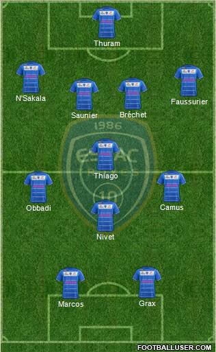 Esperance Sportive Troyes Aube Champagne Formation 2012