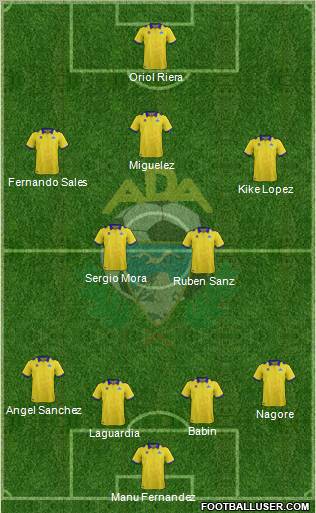 A.D. Alcorcón Formation 2012