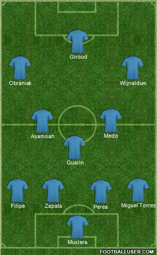 Pro Evolution Soccer Team Formation 2012