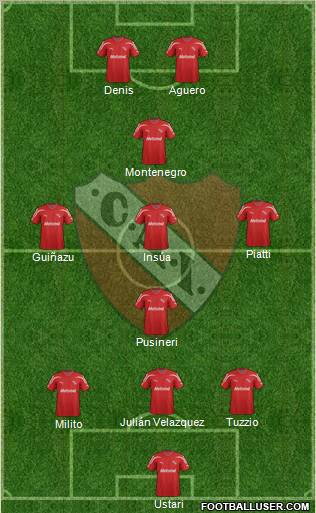 Independiente Formation 2012