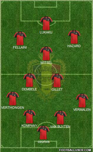 Belgium Formation 2012