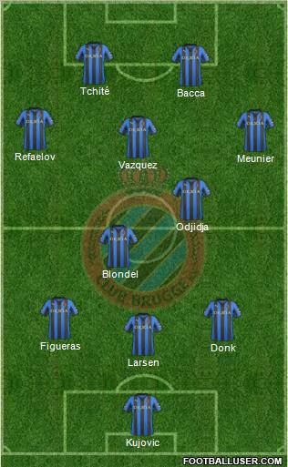 Club Brugge KV Formation 2012